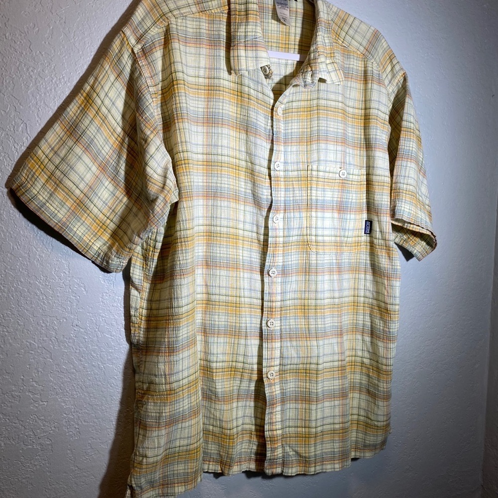 Patagonia Mens Plaid Shirt Sz XL